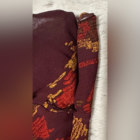 Lane Bryant Plus Size Faux Wrap V neck Tunic Blouse/ Dress Size 18/20 - Picture 8 of 10